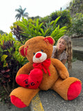 Peluche Oso Arcoíris con Corazón 140cm - Varios Colores | DigitalStyle HUB