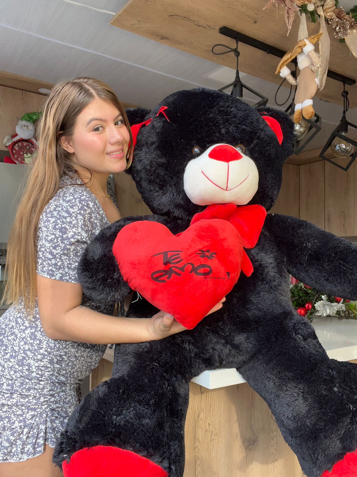 Peluche Oso Arcoíris con Corazón 140cm - Varios Colores | DigitalStyle HUB