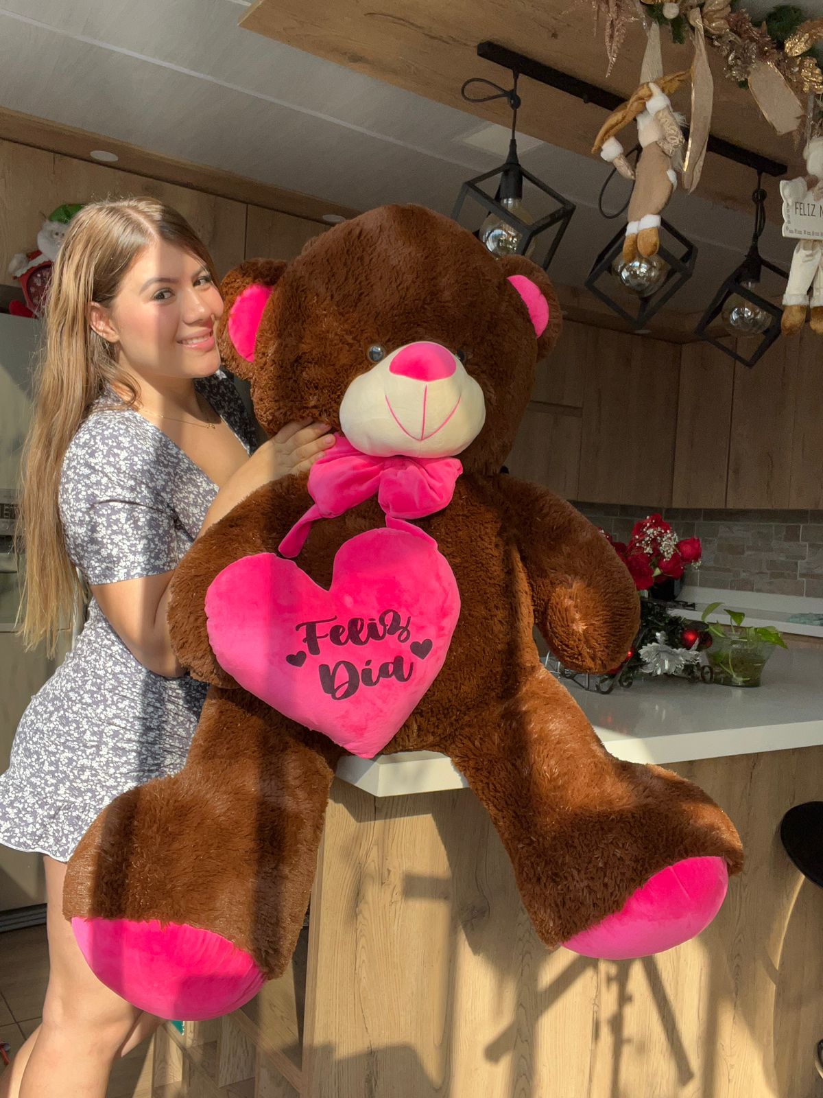 Peluche Oso Arcoíris con Corazón 140cm - Varios Colores | DigitalStyle HUB