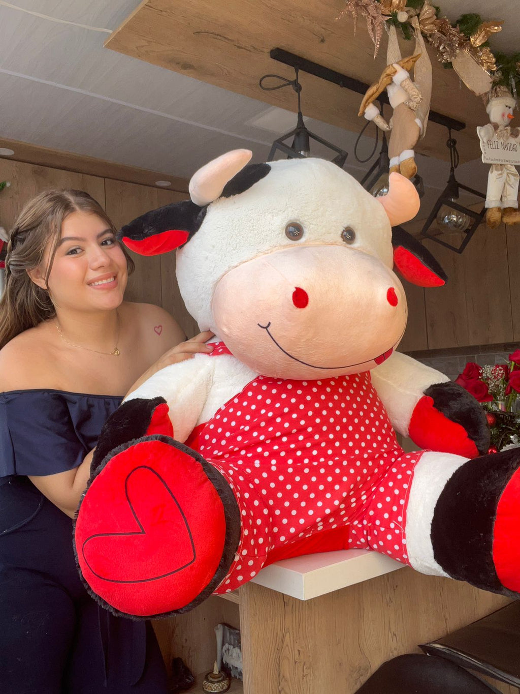 Peluche de Vaca 1.40m - Suave y Original | DigitalStyle HUB