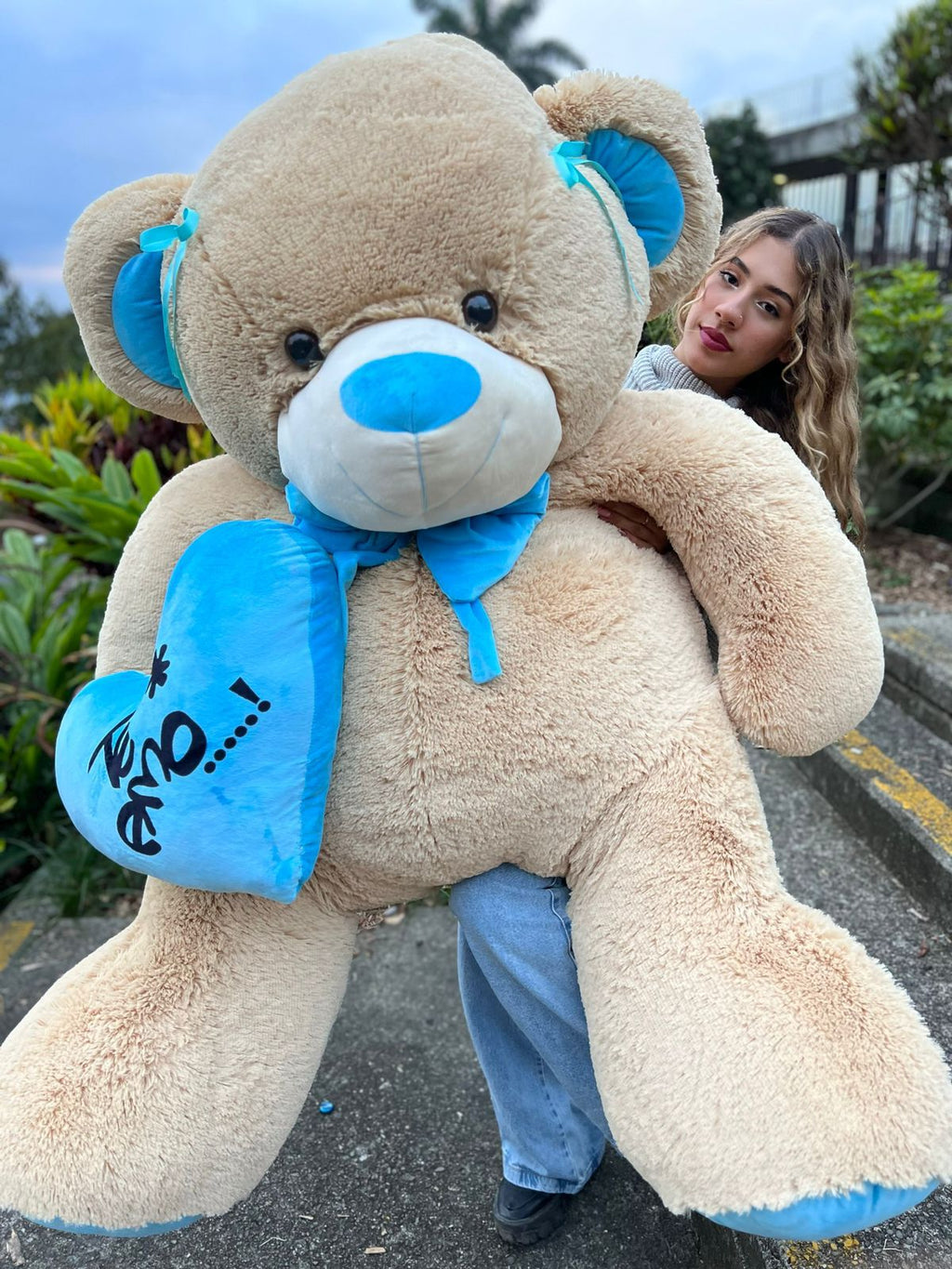 Peluche Oso Arcoíris Gigante 1.85m - Varios Colores | DigitalStyle HUB