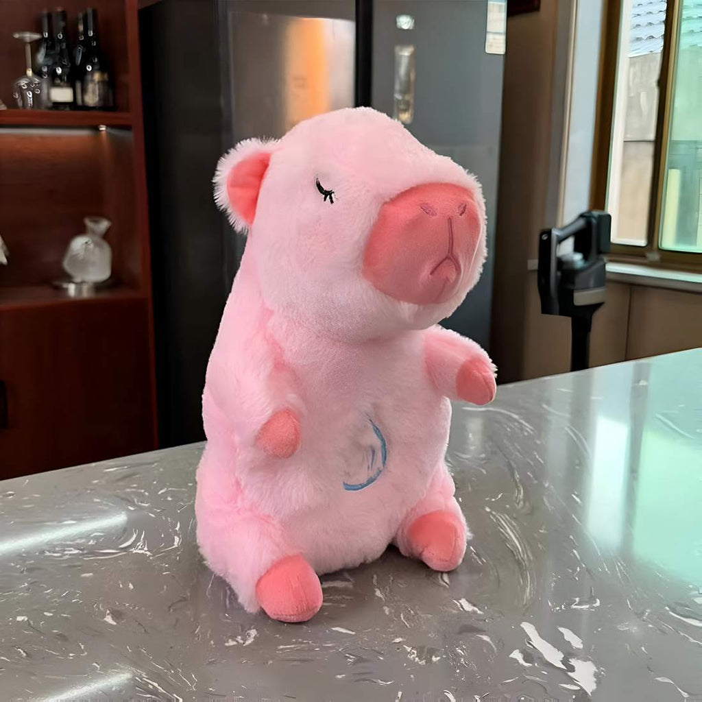 Capibara Peluche Que Respira Sonido Luz