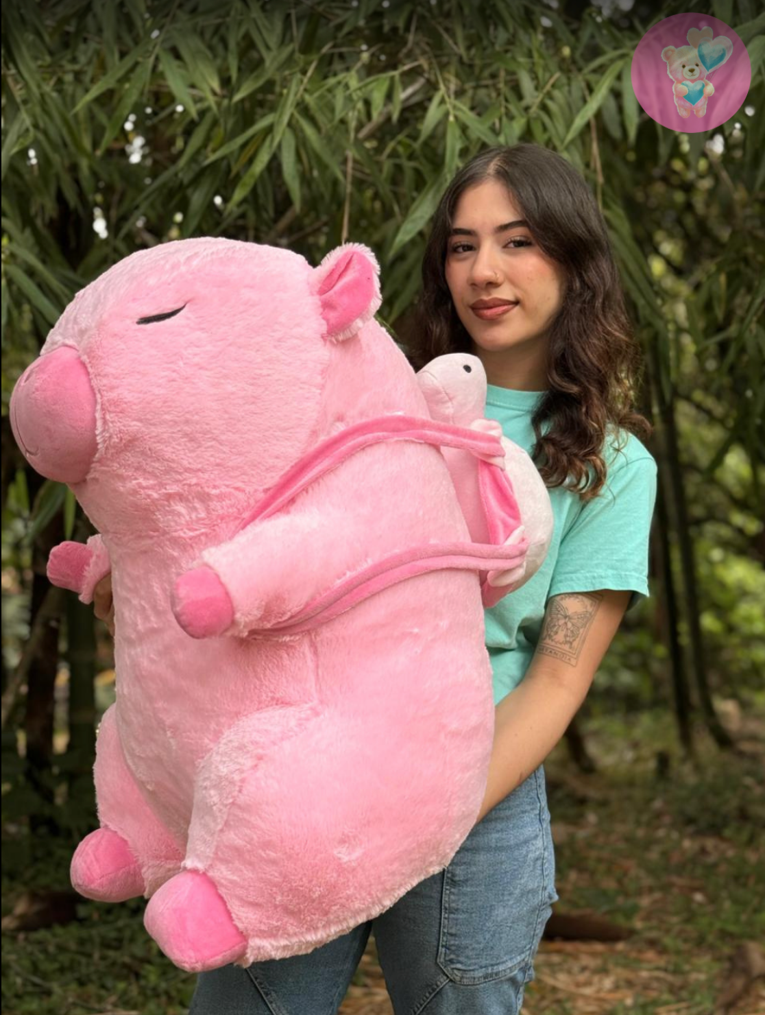 PELUCHE CAPIBARA 100CM