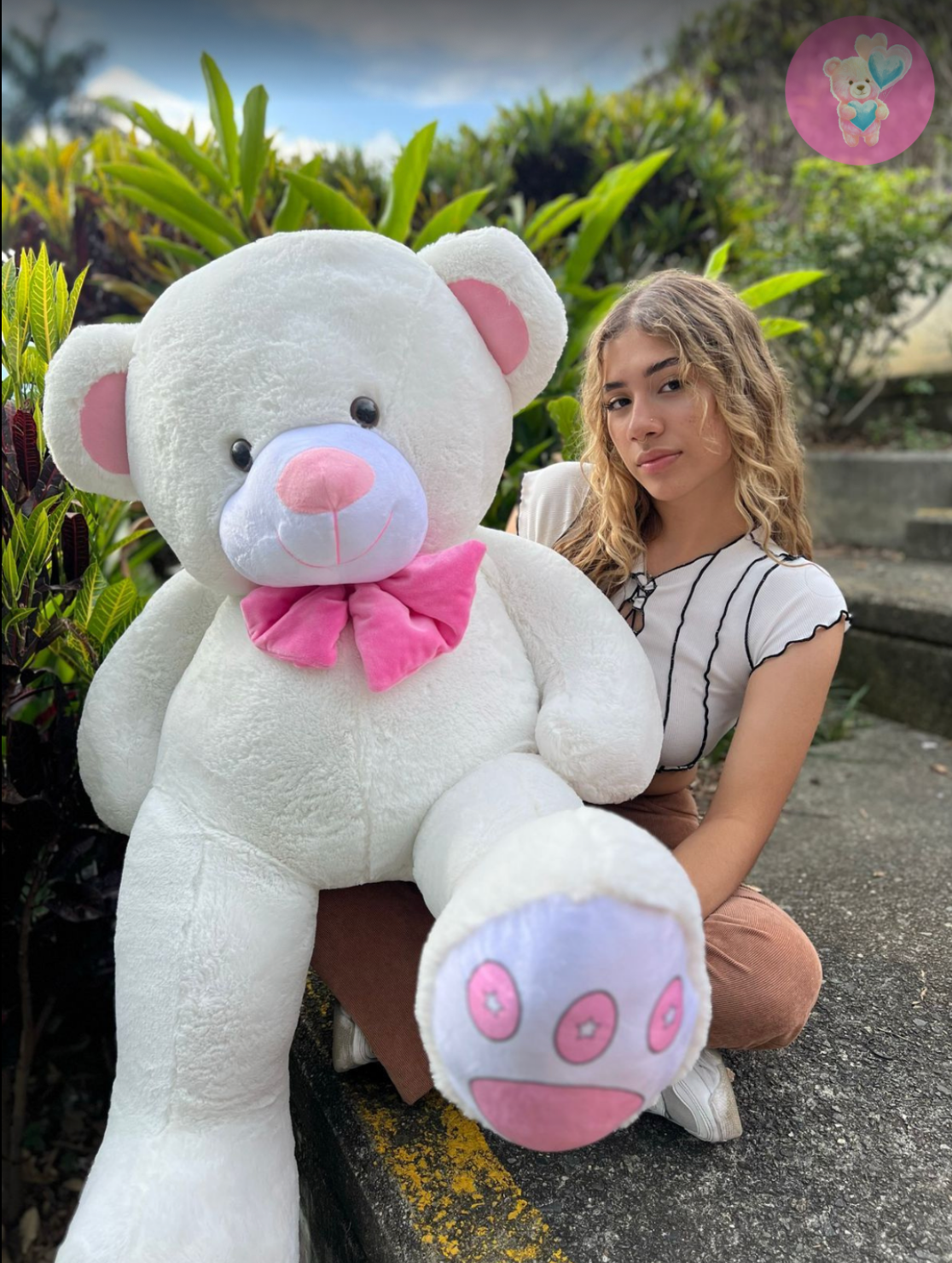 PELUCHE DE OSO PATAS LARGAS 140 CM