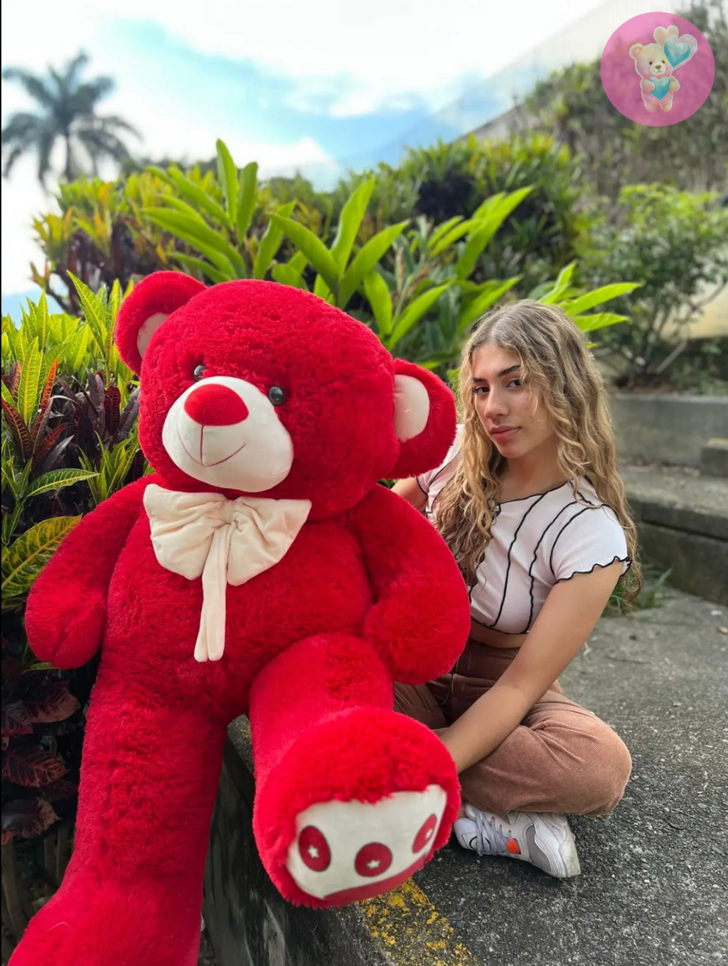 PELUCHE DE OSO PATAS LARGAS 140 CM