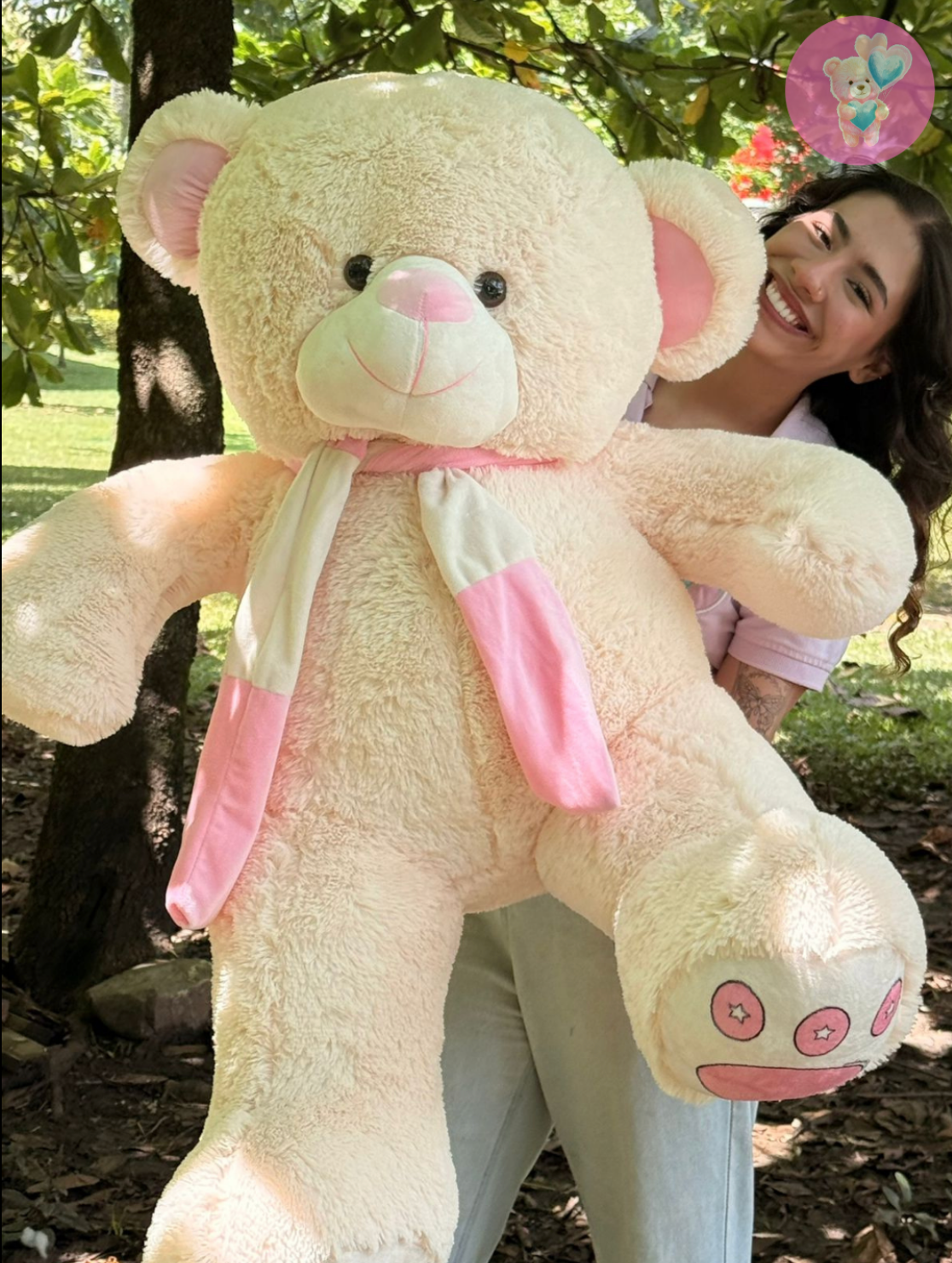 PELUCHE DE OSO PATAS LARGAS 140 CM