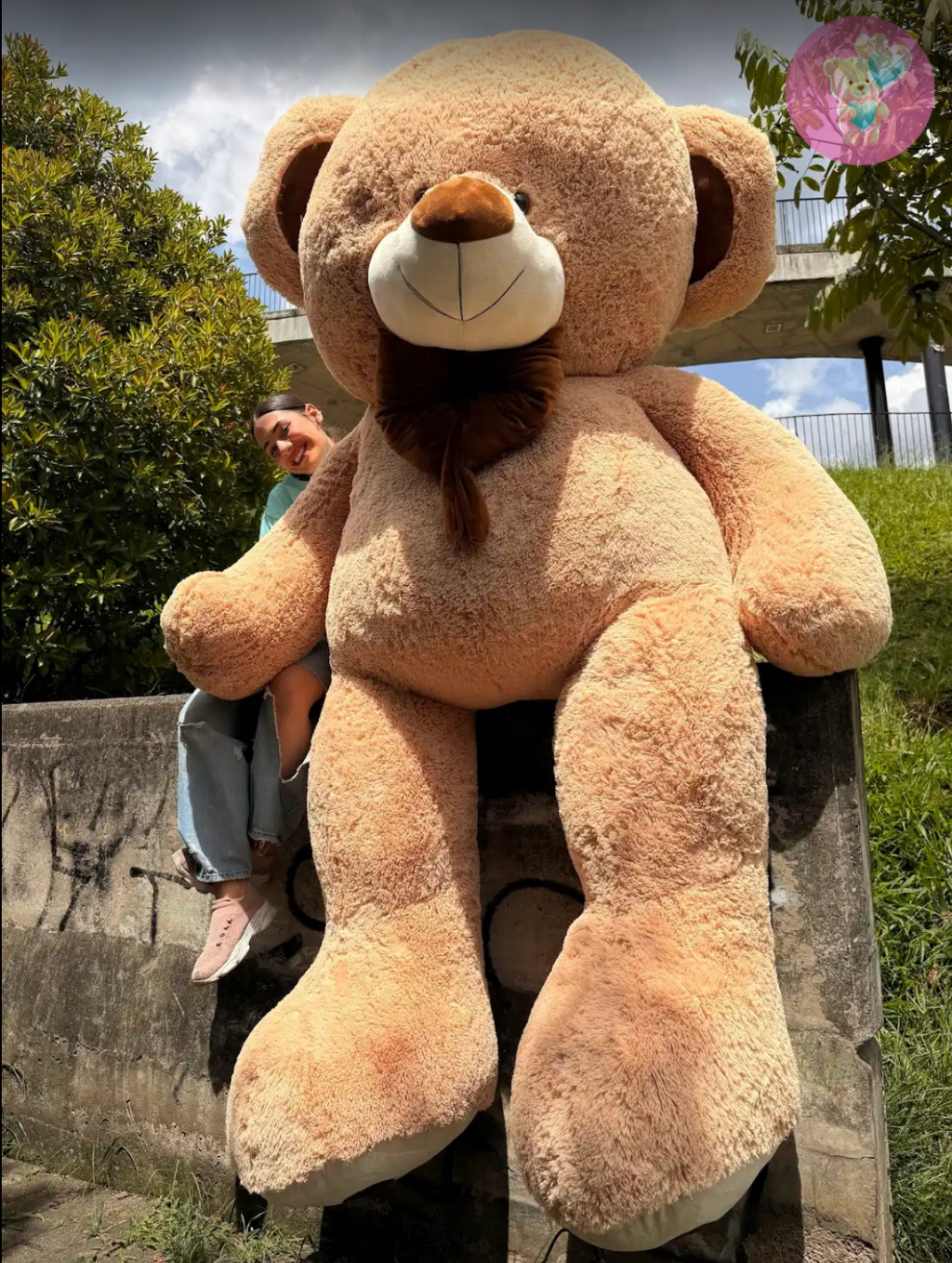 Oso de Peluche Jumbo Gigante 3 Metros - Regalo Monumental | DigitalStyle HUB